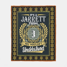 Det är en Jarrett Sak du inte kunde förstå Fleecefilt