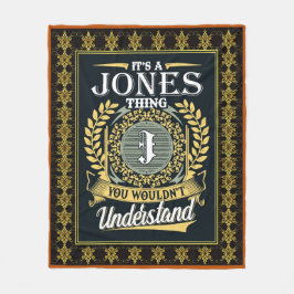 Det är en Jones Sak du inte kunde förstå Fleecefilt