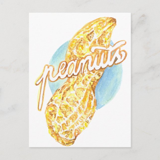 Det är en jordnöt vykort (Framsida)