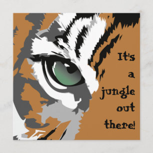 Det är en Jungle Tiger-inbjudan Inbjudningar