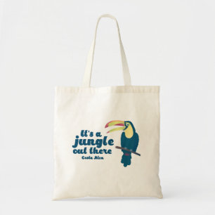 Det är en jungle ut där Toucan Costa Rica Tote B Tygkasse
