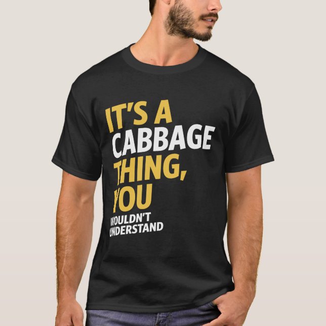 Det är en kål Sak Tee Shirt (Framsida)