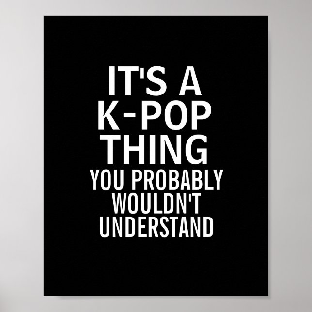 Det är en KPOP sak Poster (Framsidan)