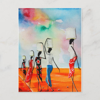 Det är en lång väg till Fetch Vatten Vykort