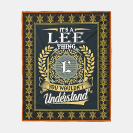 Det är en Lee Sak du inte kunde förstå Fleecefilt