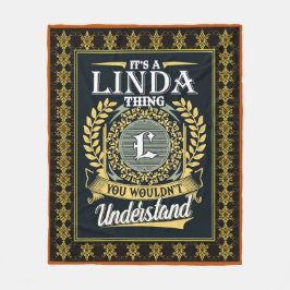 Det är en Linda Sak du inte kunde förstå Fleecefilt