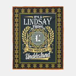 Det är en Lindsay Sak du inte kunde förstå Fleecefilt