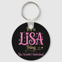 Det är en Lisa-sak Rosa Guld Kvinnor Present