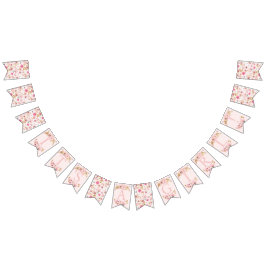 Det är en liten babyskanner - Rosa & Guld Vimplar