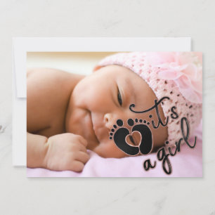 Det är en liten babyskugga, foto Ro Heart Feet Inbjudningar