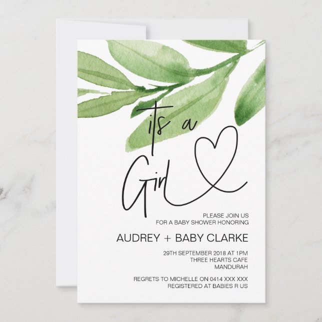 Det är en liten babystötare Party Grey Baby Bash Inbjudningar (Framsida)