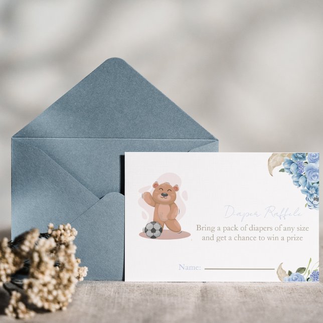 Det är en liten björn.. ...en söt, dykare, raffelb inbjudningar (Skapare uppladdad)