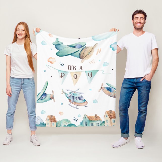 Det är en liten filt. fleecefilt (På plats)