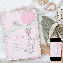 Det är en Little Bunny med Balloon Gravid Meddelande