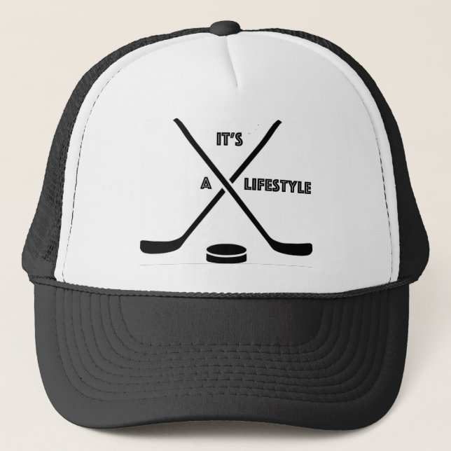Det är en livsstil hockeyhatt keps (Framsida)