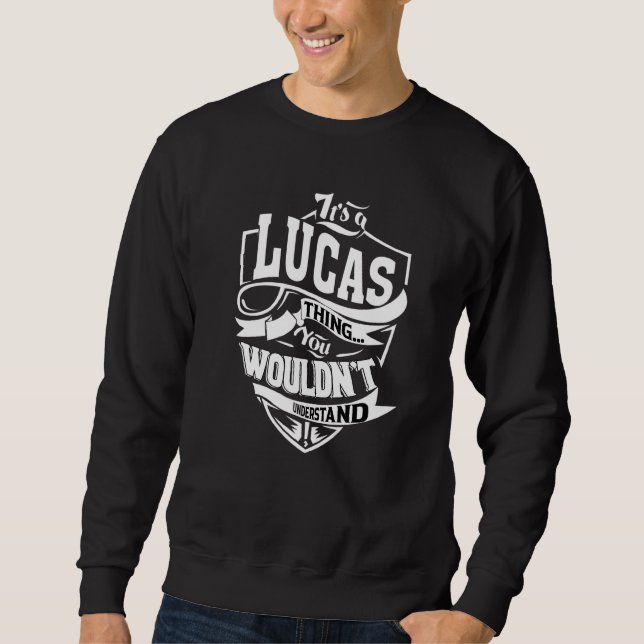 Det är en Lucas-grej Lång Ärmad Tröja (Framsida)