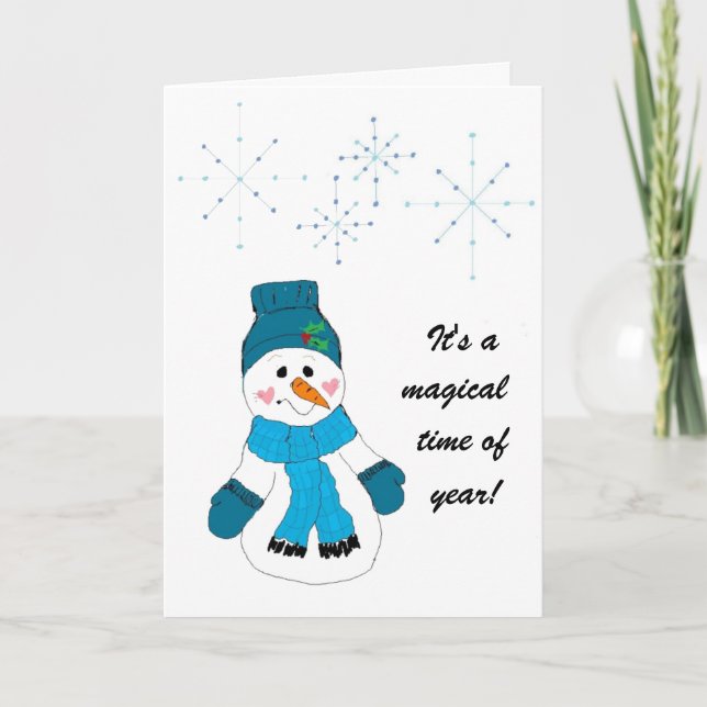 Det är en magisk säsong helgkort (Framsida)