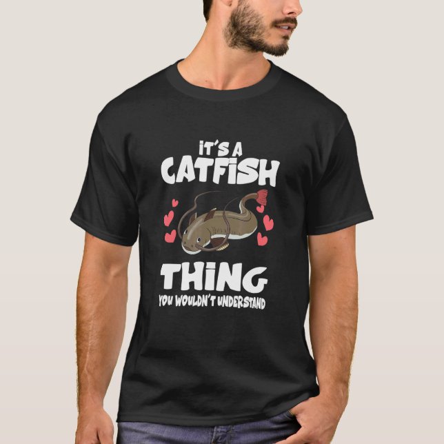 Det är en malting fisk t shirt (Framsida)
