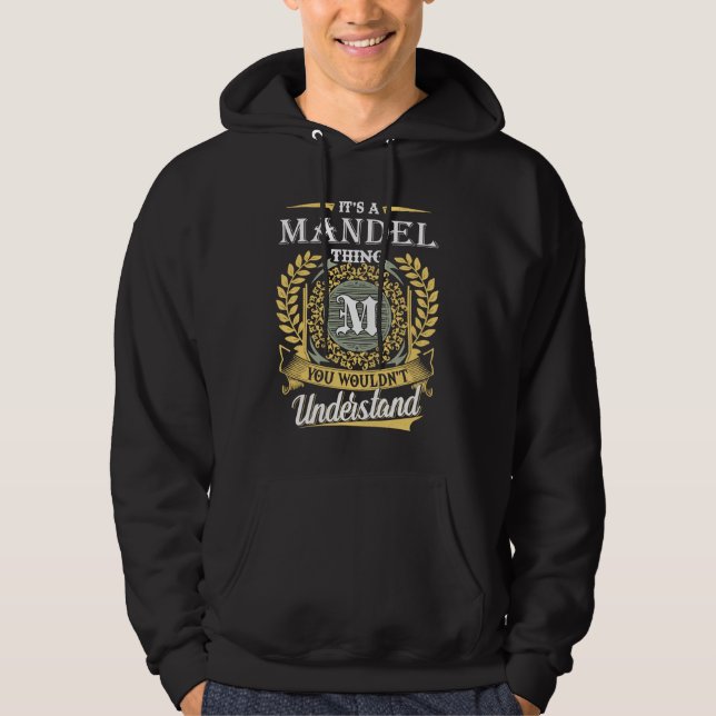 Det är en Mandel Sak du inte kunde förstå Hoodie (Framsida)