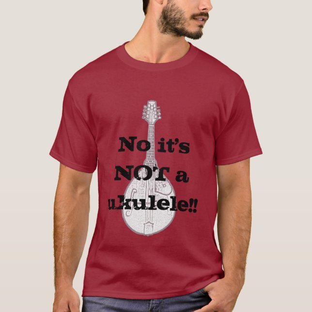 Det är en mandolin, inte en ukuleletshirt tröja (Framsida)