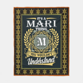 Det är en Mari Sak du inte kunde förstå Fleecefilt