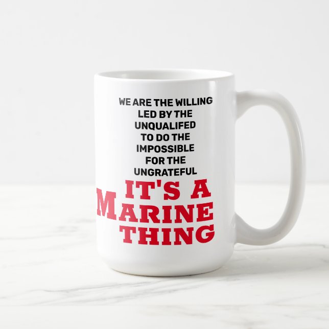 DET ÄR EN MARINE SAK KAFFEMUGG (Höger)