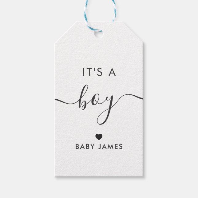 Det är en Märkre, babystövel, Märkre, Kraft F Presentetikett (Framsidan)