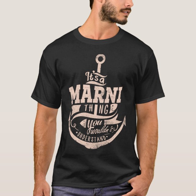 Det är en MARNI Sak, du skulle inte förstå T Shirt (Framsida)