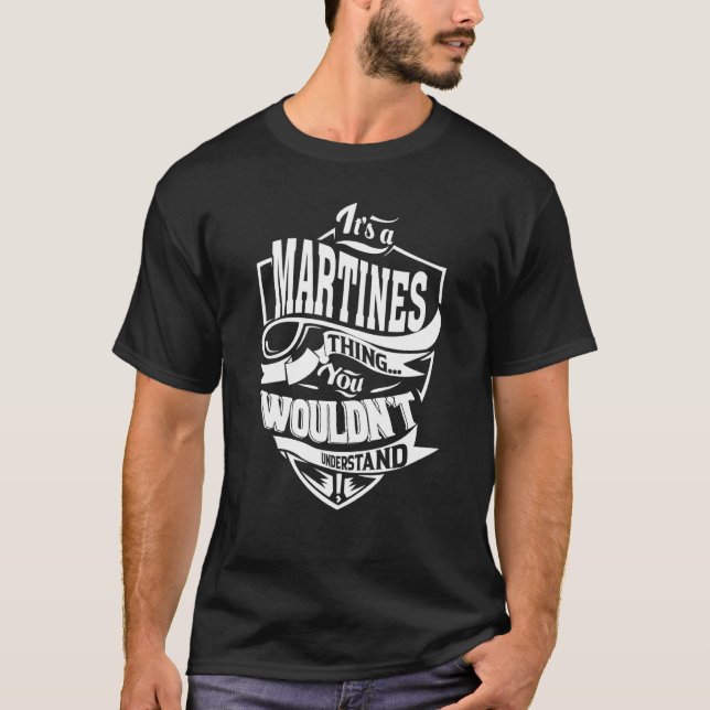 Det är en MARTINES Sak T Shirt (Framsida)