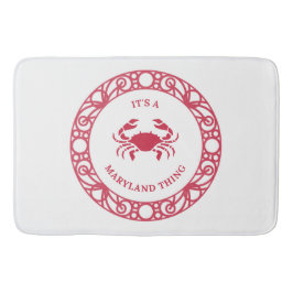 DET ÄR EN MARYLAND SAK (CRABS) BADRUMSMATTA