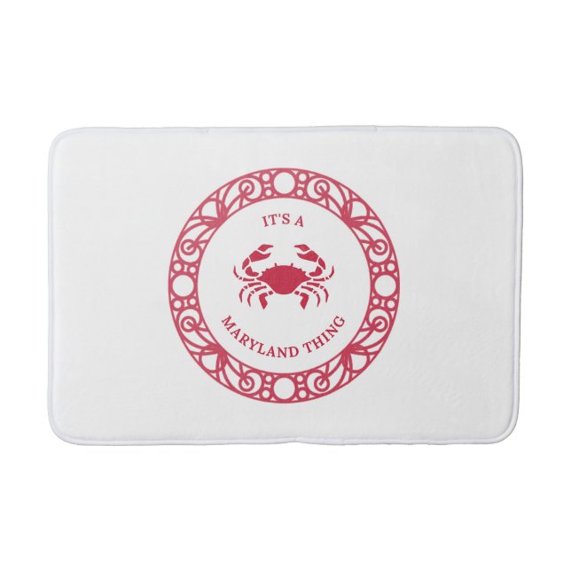 DET ÄR EN MARYLAND SAK (CRABS) BADRUMSMATTA (Framsidan)