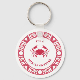 DET ÄR EN MARYLAND SAK (CRABS) NYCKELRING