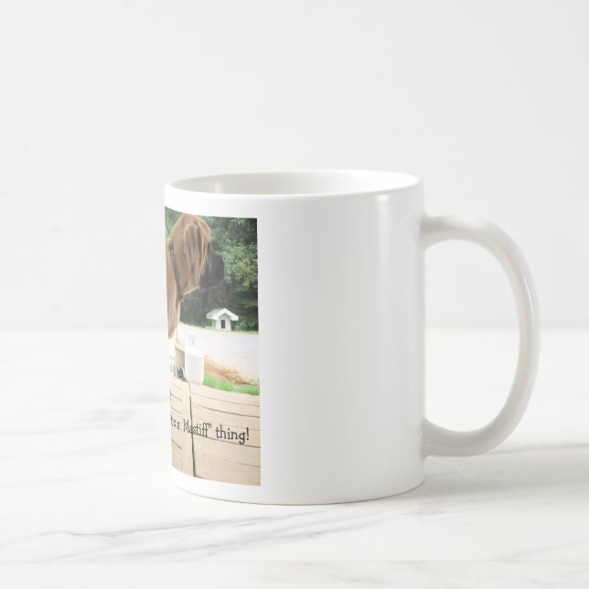 Det är "en Mastiff" sak! Den engelska mastiffen Mugg (Höger)