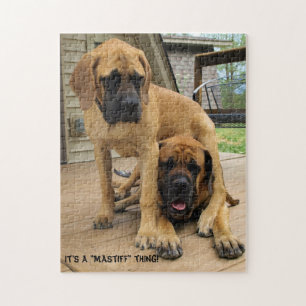 Det är "en Mastiff" sak! Engelskt Pussel