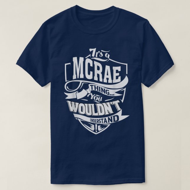 Det är en MCRAE Sak-gåva T Shirt (Design framsida)