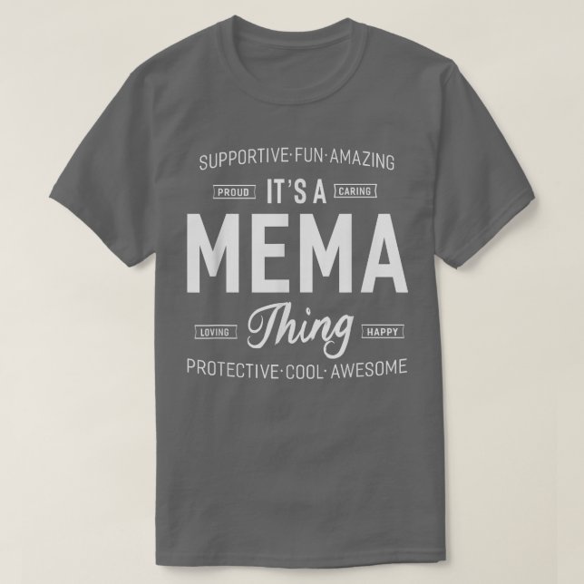 Det är en MeMa Sak Gift Grandma Women T Shirt (Design framsida)