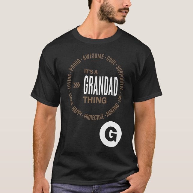 Det är en morfar Sak T Shirt (Framsida)