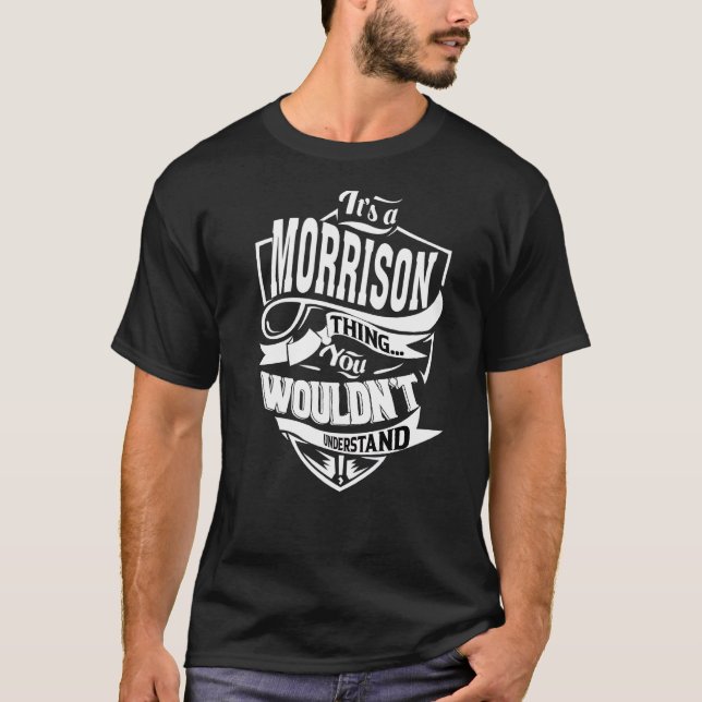 Det är en Morrison Sak T Shirt (Framsida)