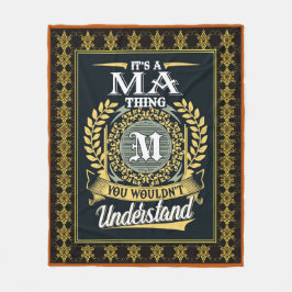 Det är en Morsa Sak du inte kunde förstå Fleecefilt