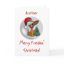 Det är en Mousy-Hund Freakin-jul/broder