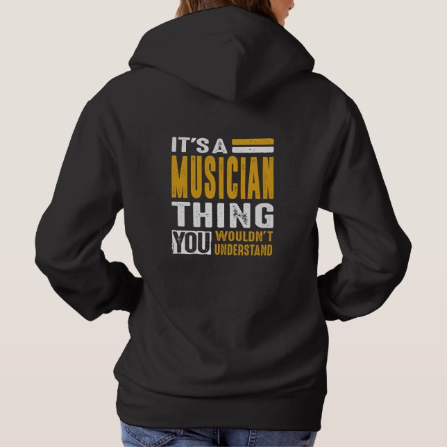 Det är en musiker Sak T Shirt (Baksida)