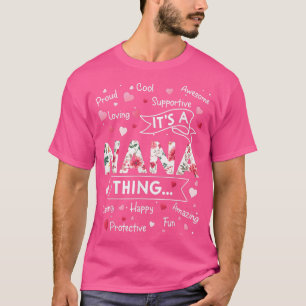 Det är en Nana Sak Roliga meningar Cute Grandma Mo T Shirt