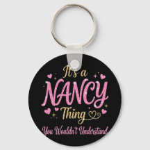 Det är en Nancy-sak Rosa Guld Kvinnor Present