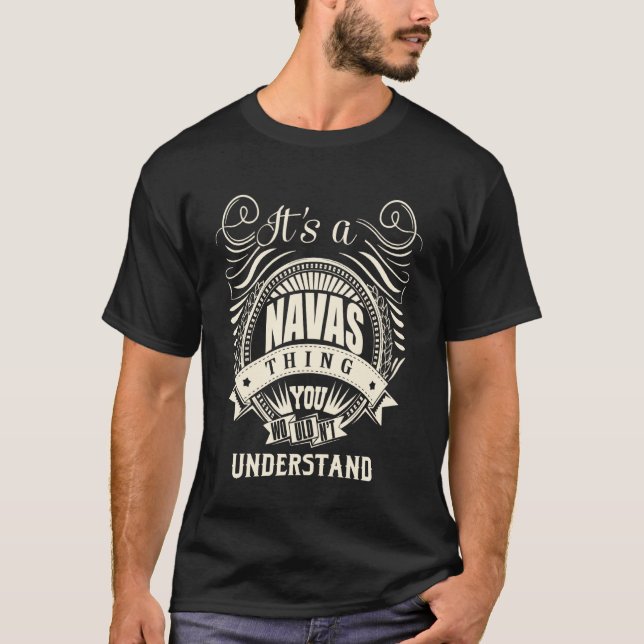 Det är en NAVAS-grej T Shirt (Framsida)