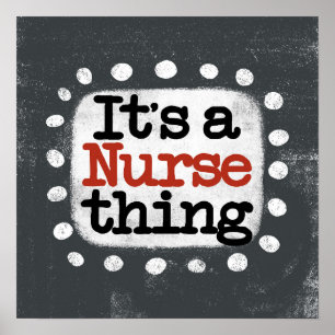 Det är en Nurse Sak Poster Wall Art
