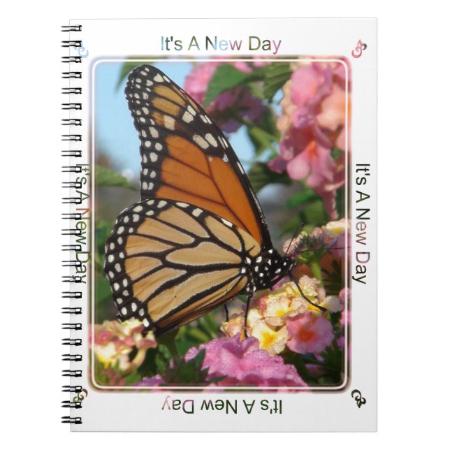 Det är en ny dag (Monarch Butterfly) Anteckningsbok (Framsidan)