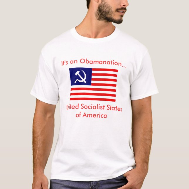 Det är en Obamanation…, USSA Tee Shirt (Framsida)