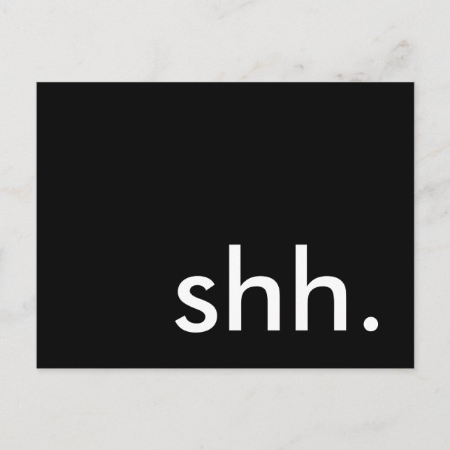 Det är en överraskning party! inbjudan vykort (Framsida)