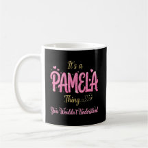 Det är en Pamela-sak Rosa Guld Kvinnor Present