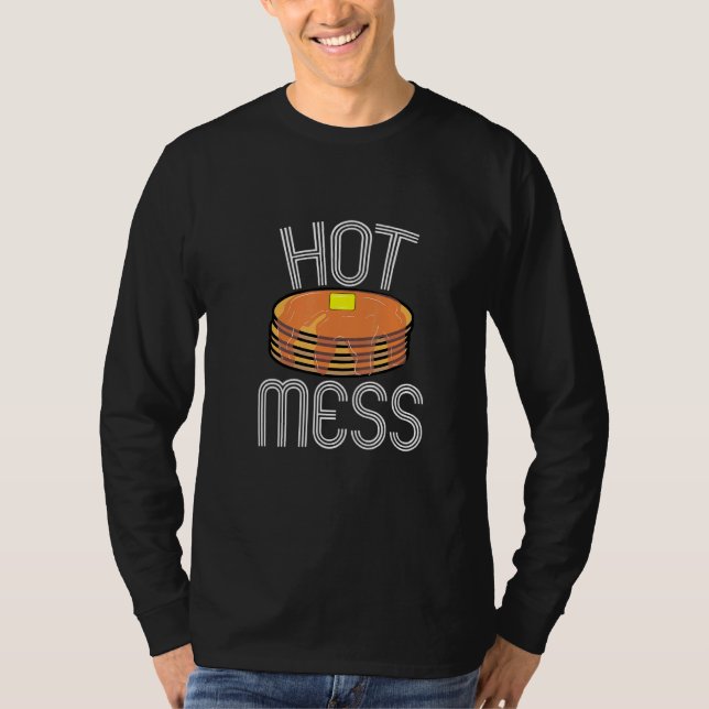 Det är en Pancake World Pancake Chef T Shirt (Framsida)